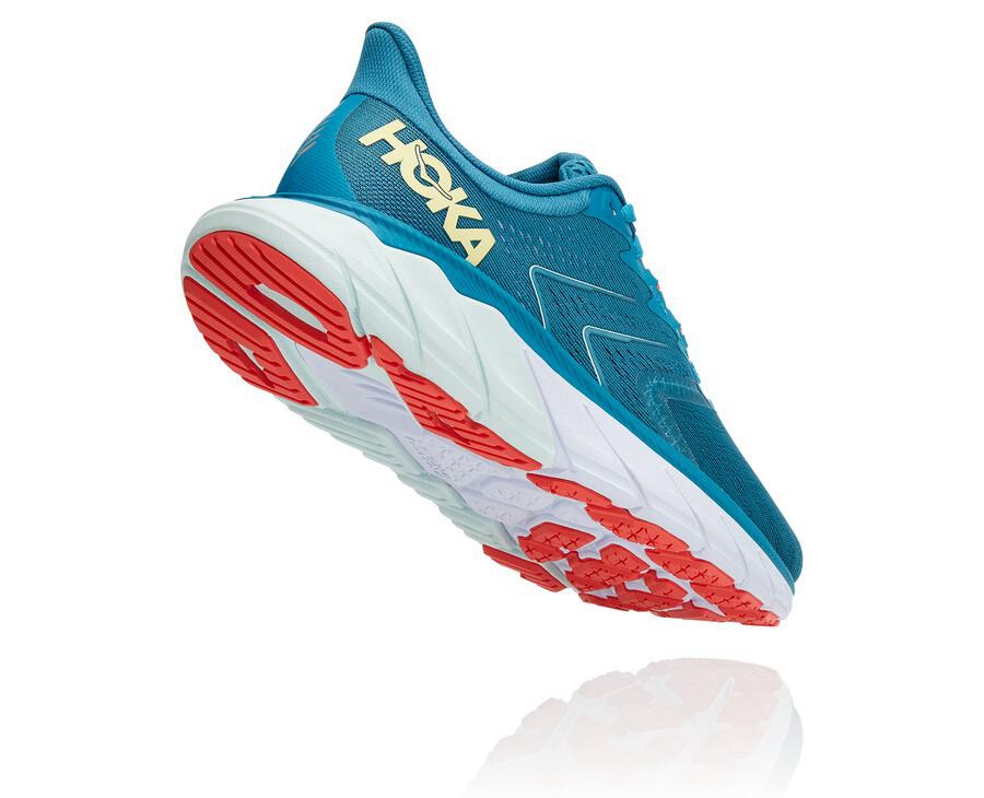 Zapatillas Running Hoka One One Mujer - Arahi 5 - Azules/Blancas - ZBX340986